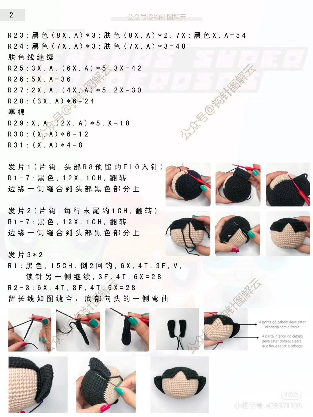 Crochet Pattern for Cute Amigurumi Dolls Inspired by Popular Cartoon