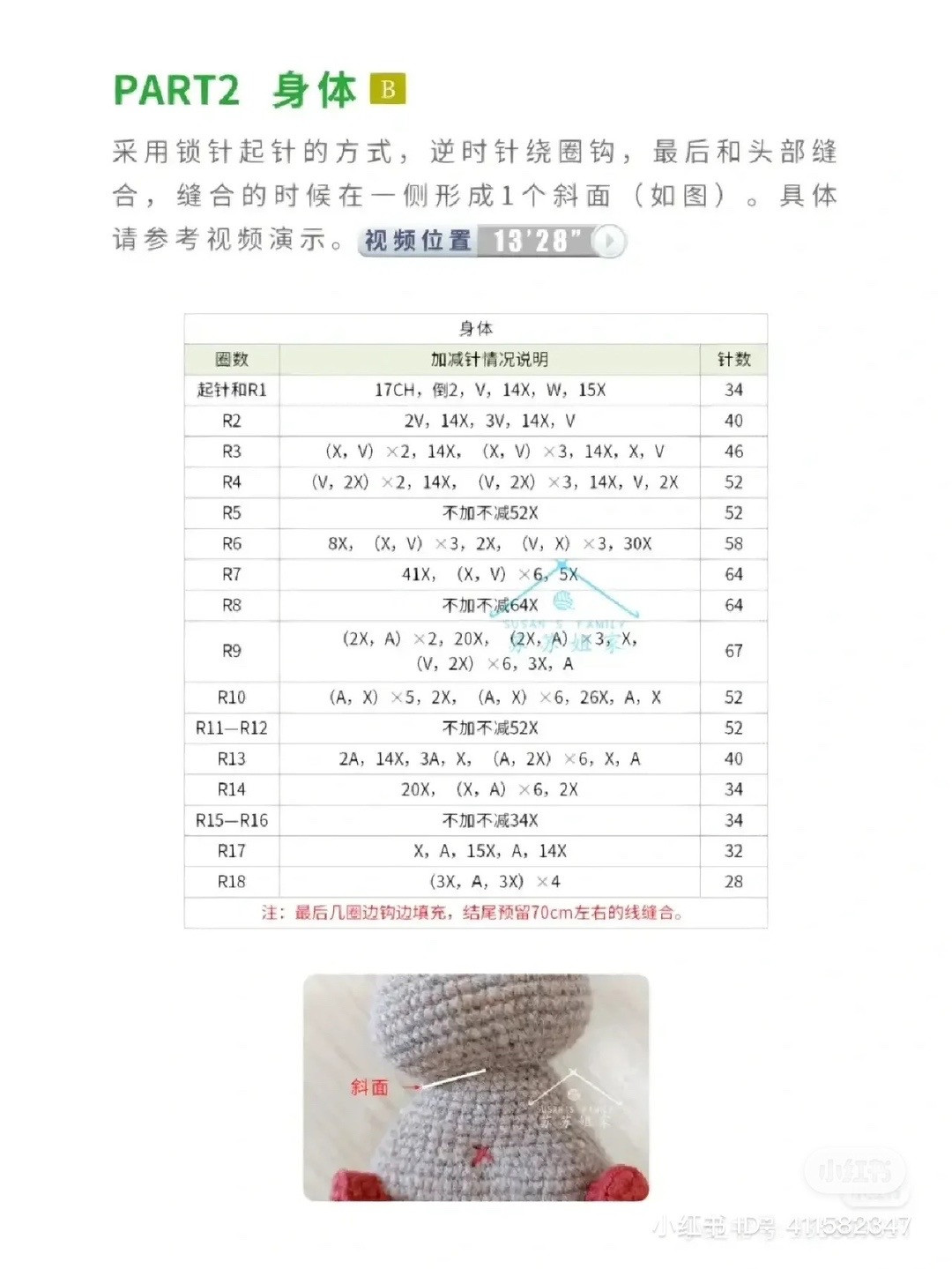 Crochet Pattern for Cute Green Leaf Doll