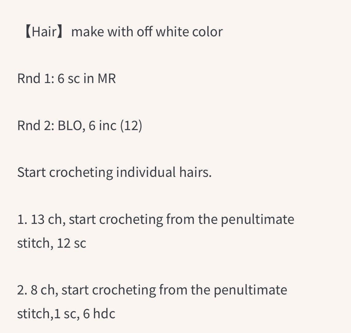 Crochet Pattern for Cute Little Doll with Bow and Dress