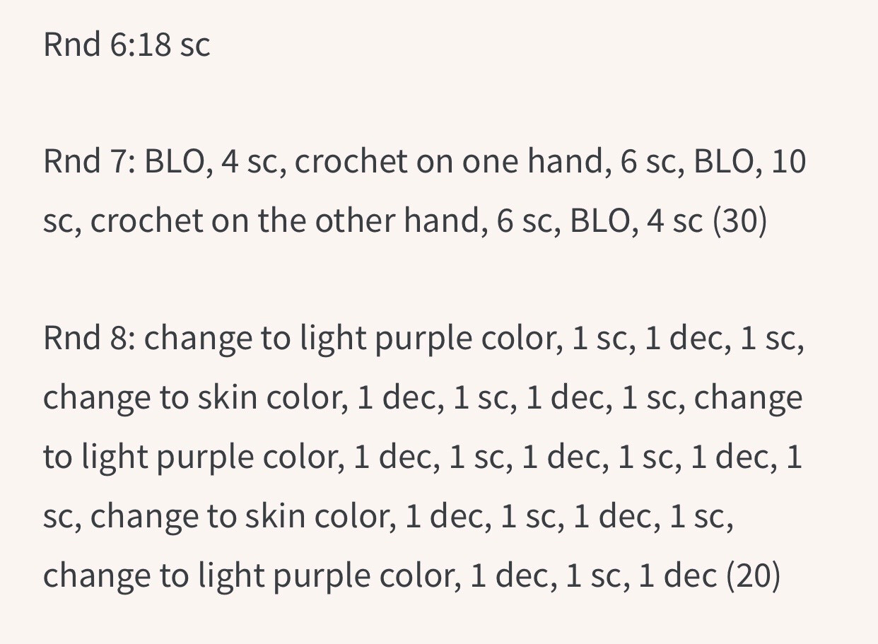 Crochet Pattern for Cute Little Doll with Bow and Dress