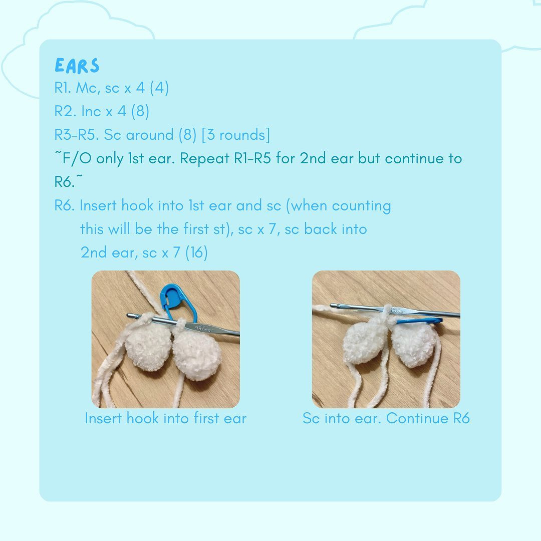 Crochet Pattern for Cute Spring Bunny Amigurumi Toy