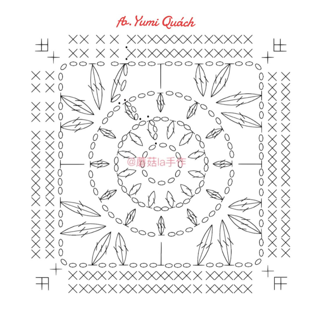 Crochet Pattern for Decorative Red Cube with Bunny Ears