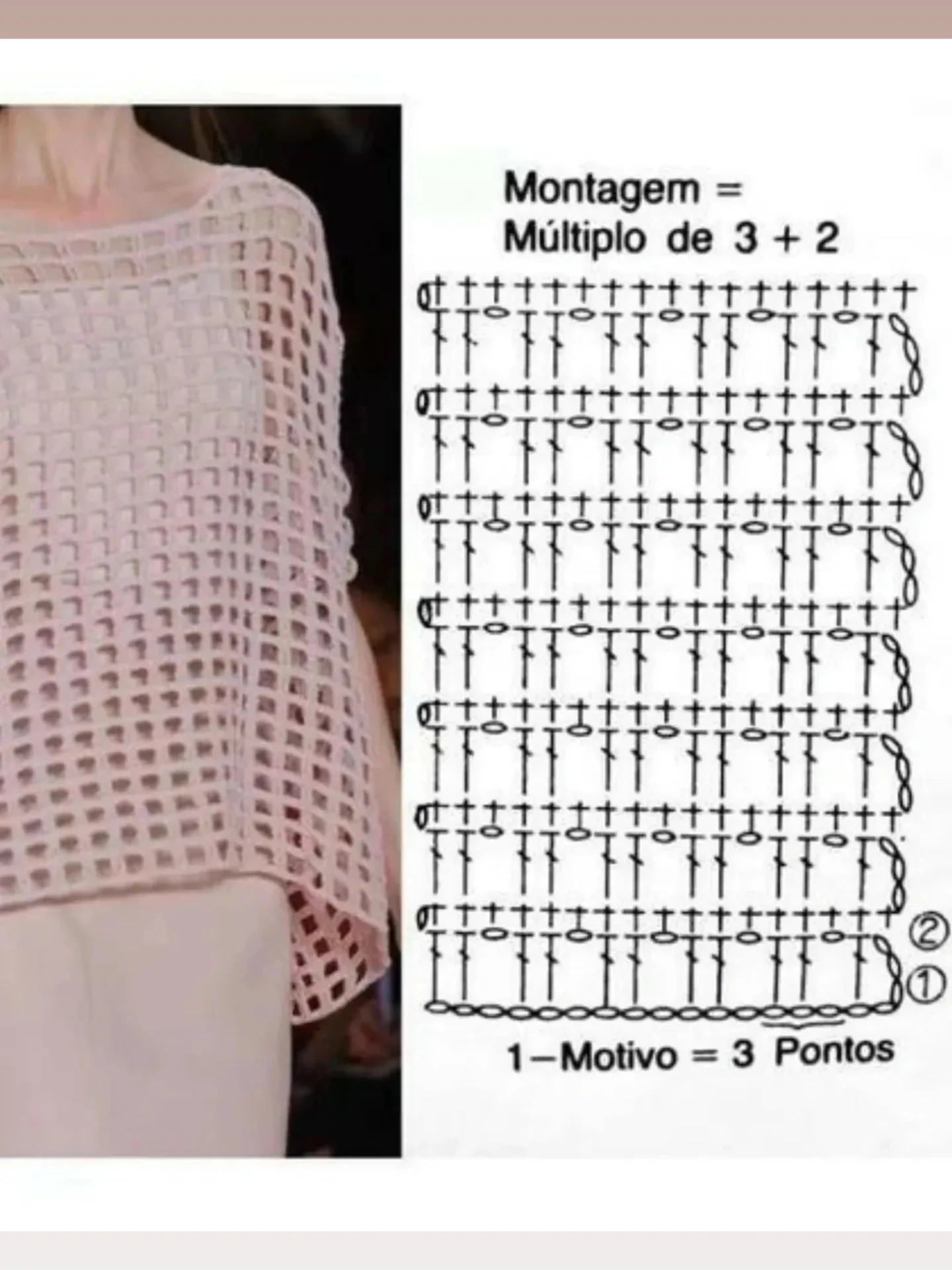 Crochet Pattern for Elegant Pink Floral Sweater