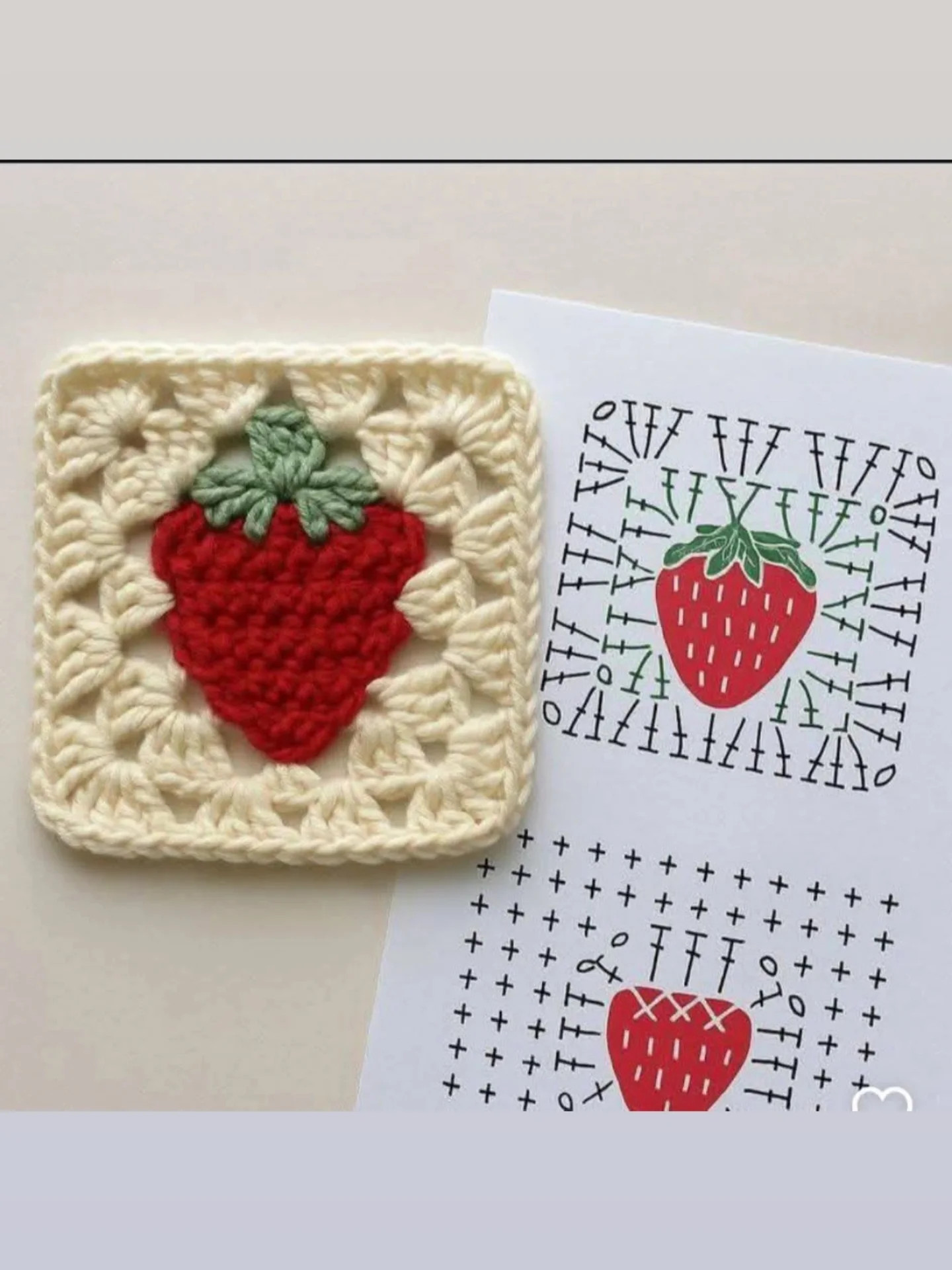 Crochet Pattern for Elegant Square Motif with Petal Design