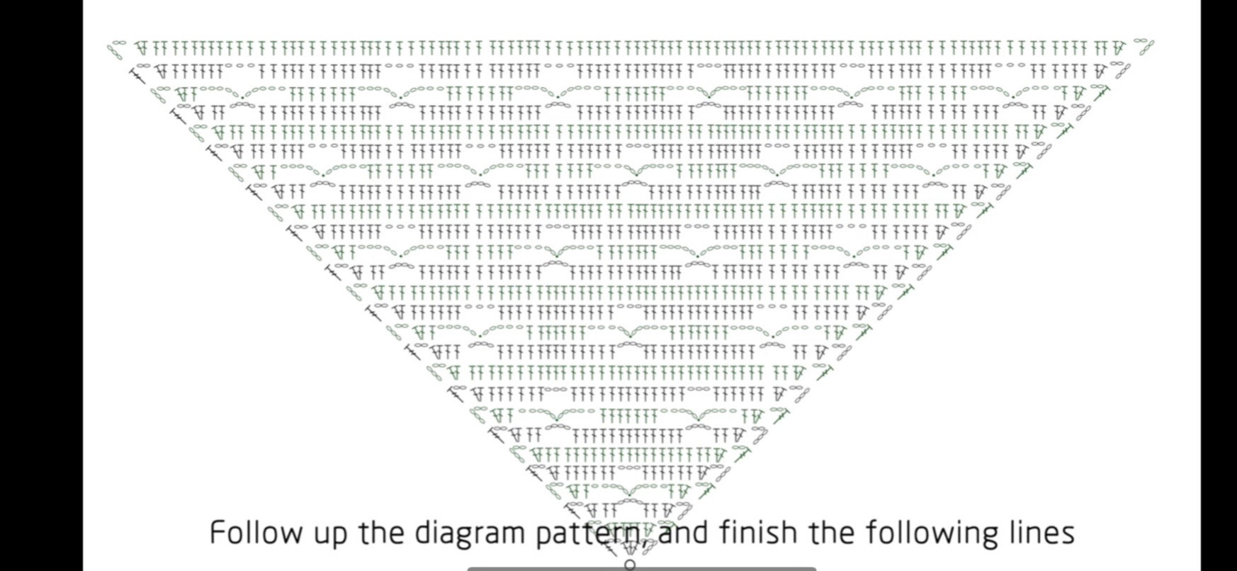 Crochet Pattern for Floral Lace Triangle Shawl