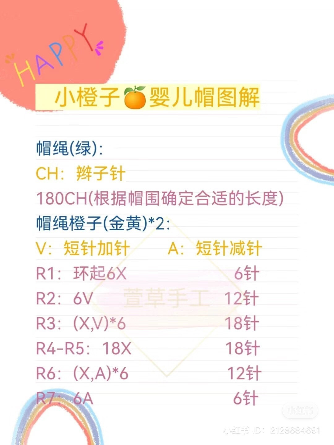 Crochet Pattern for Orange Baby Hat and Shoes