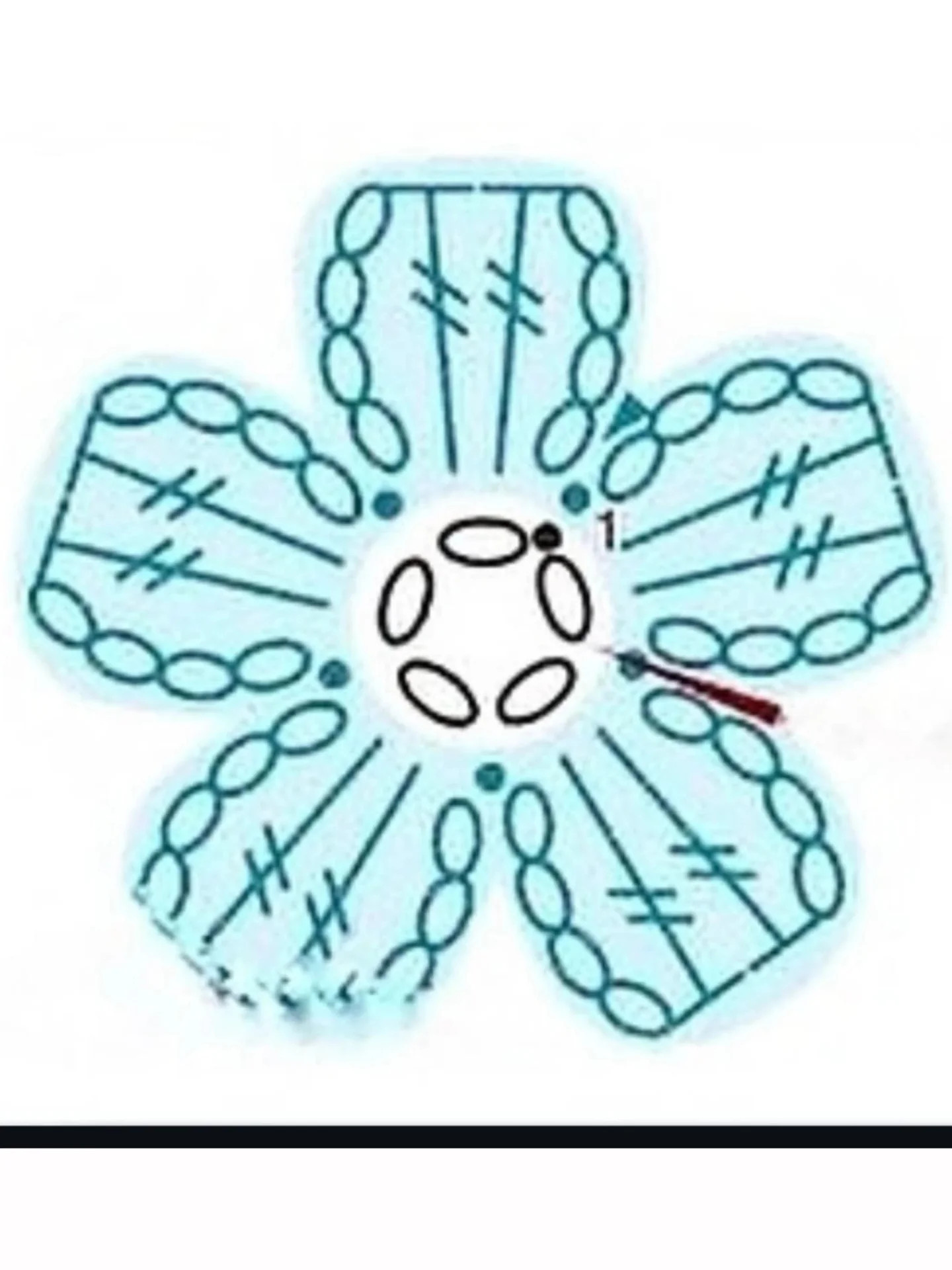 Crochet Pattern for Strawberry Granny Square