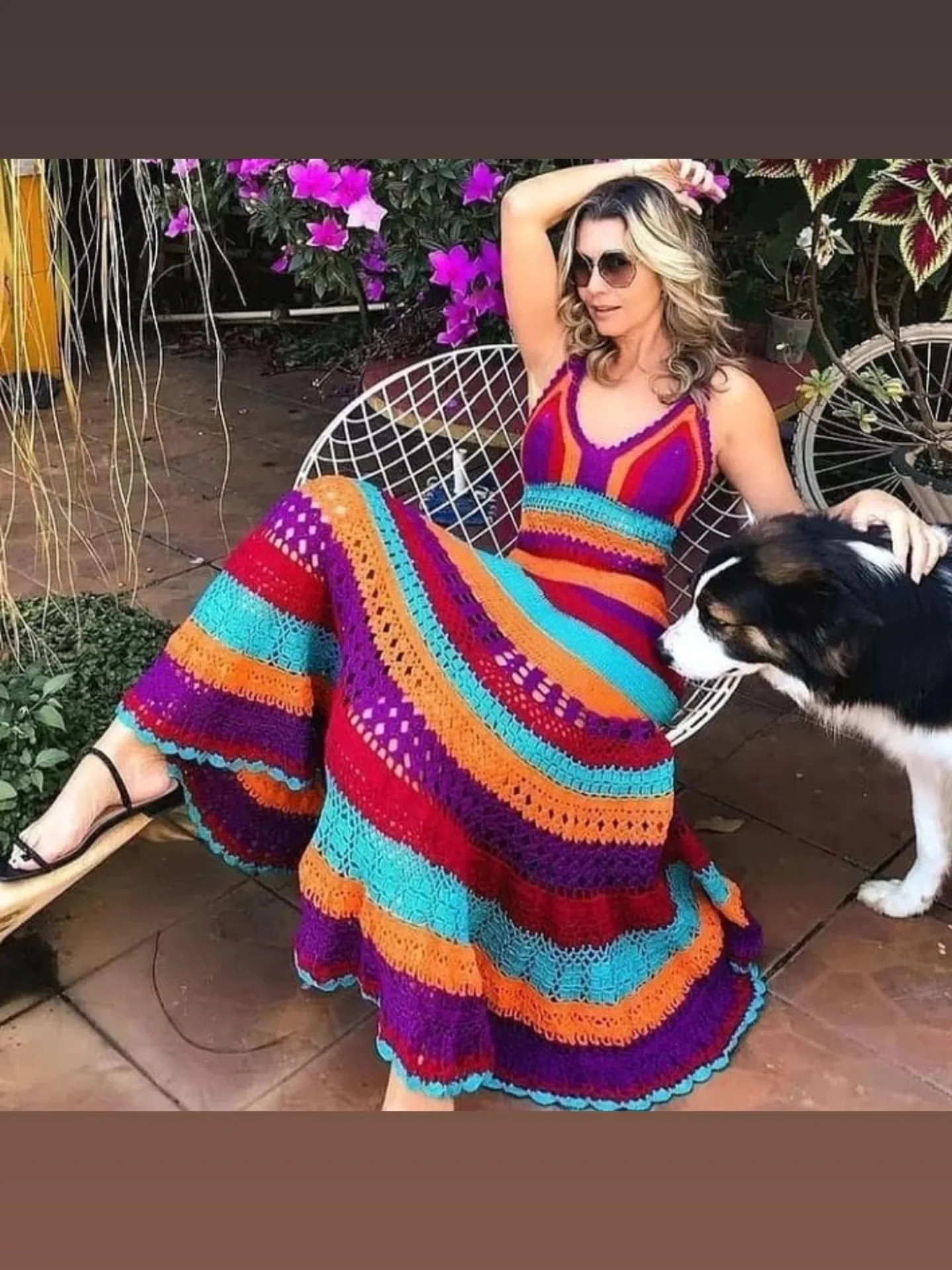 Crochet Pattern for Strawberry Granny Square