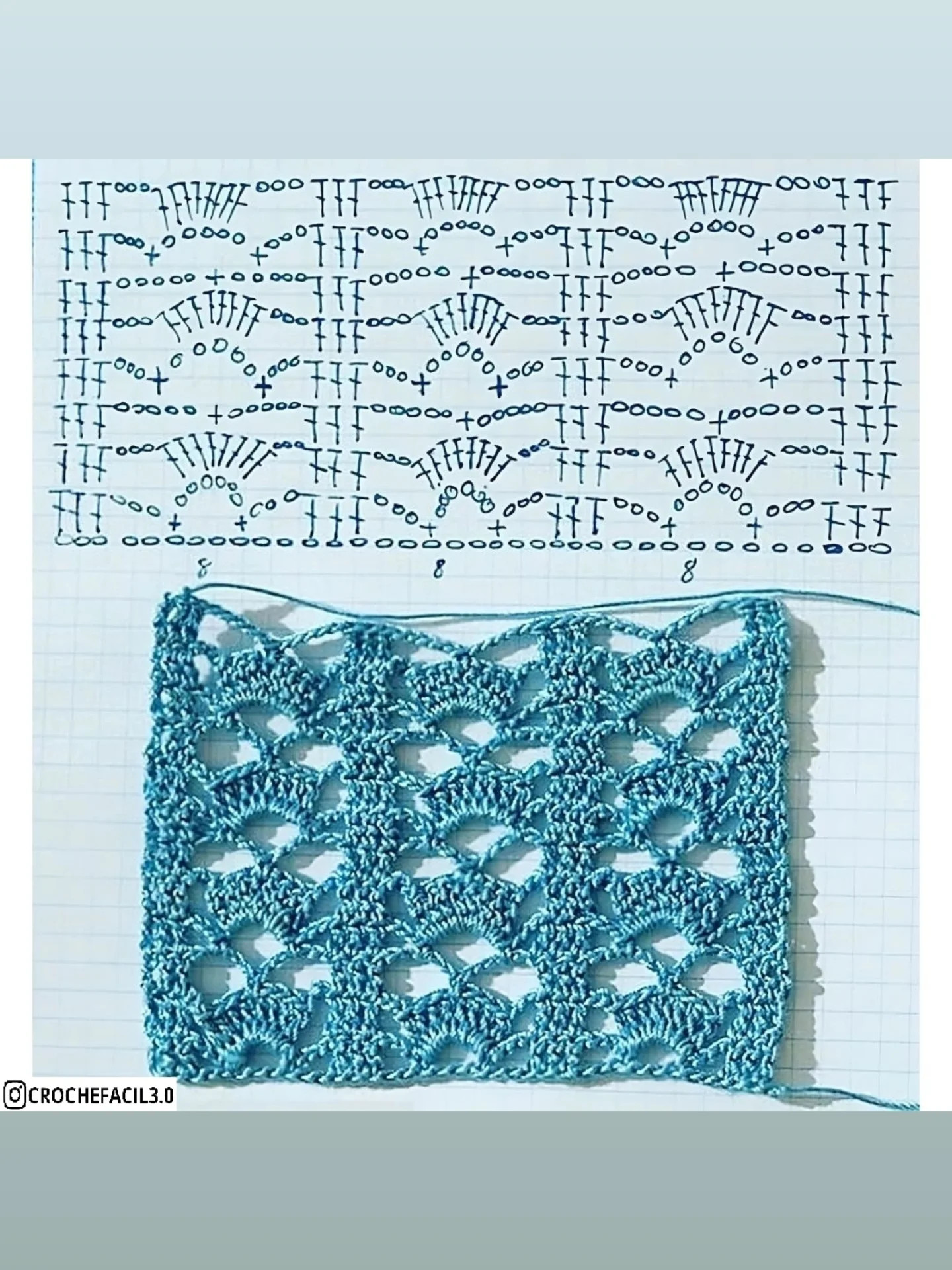 Crochet Pattern for Stylish Jeans Side Insert