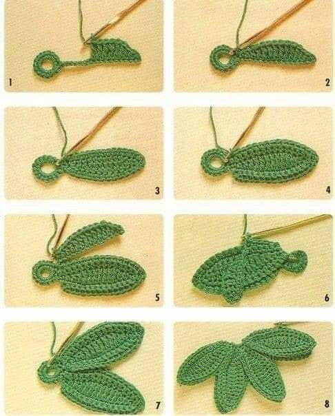 Crochet Pattern for Three-Leaf Clover Design