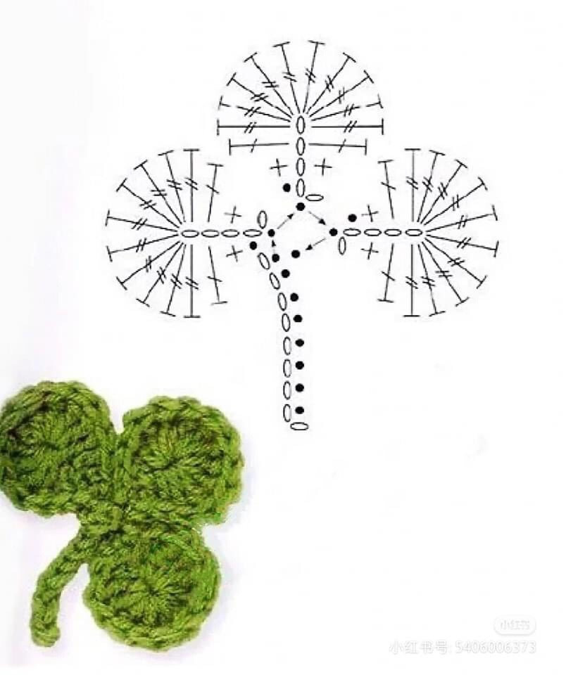 Crochet Pattern Guide: Leaves, Circles, and Chains for Beginners