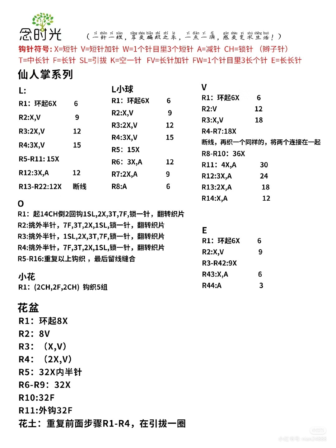 Crochet Patterns for Adorable Cactus and Tulip Plant Pots