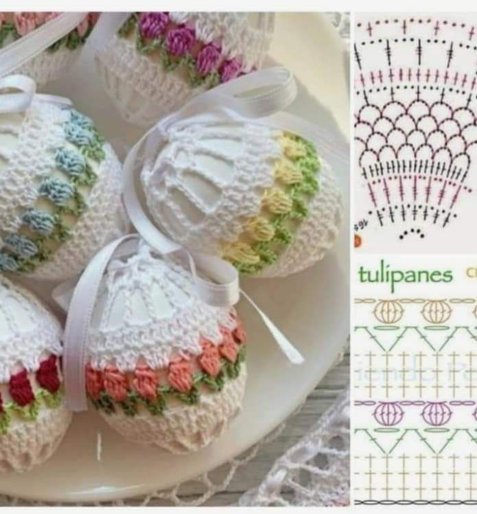 Crochet Patterns for Decorative Egg Covers