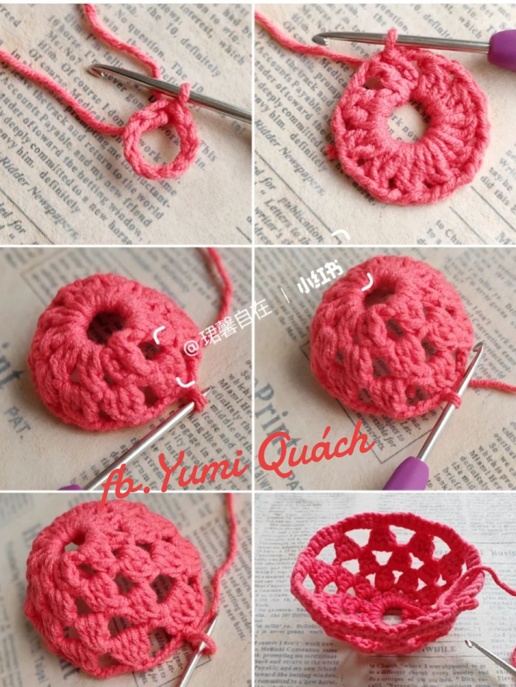 Crochet Rabbit Lantern with Lucky Charm for New Year