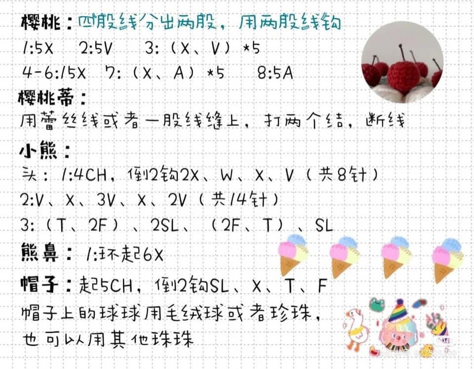 Crochet Strawberry Cake Pattern for Special Birthdays