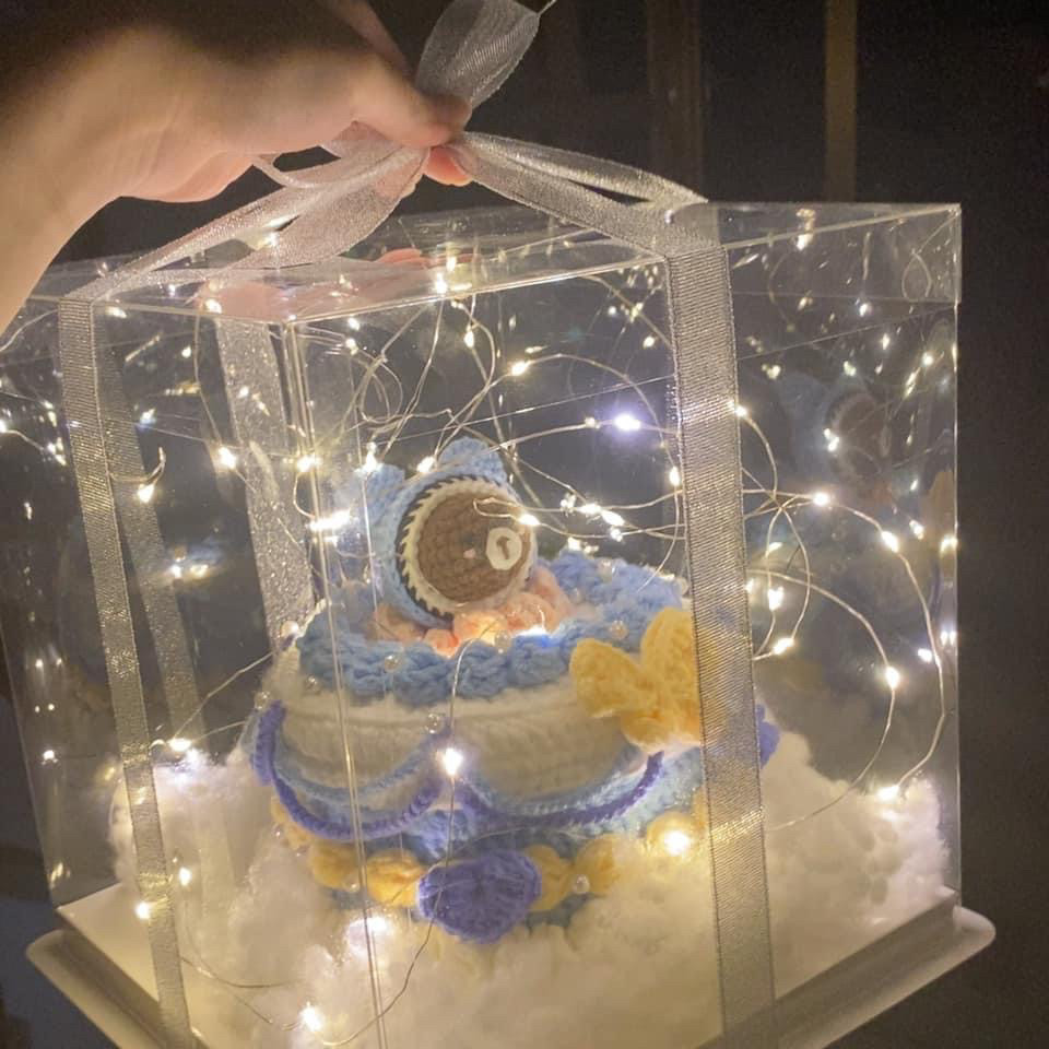 Crochet Strawberry Cake Pattern for Special Birthdays