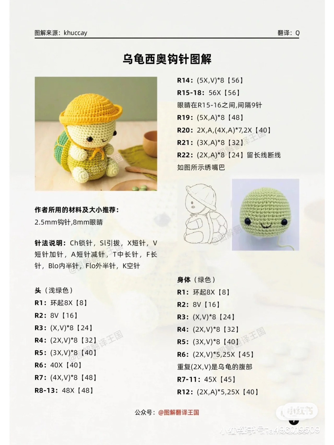 Crochet Turtle Enjoying a Scenic Train Ride with Yellow Hat