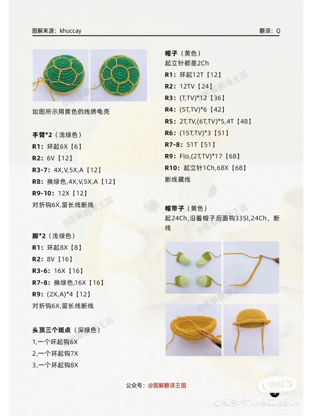 Crochet Turtle Enjoying a Scenic Train Ride with Yellow Hat