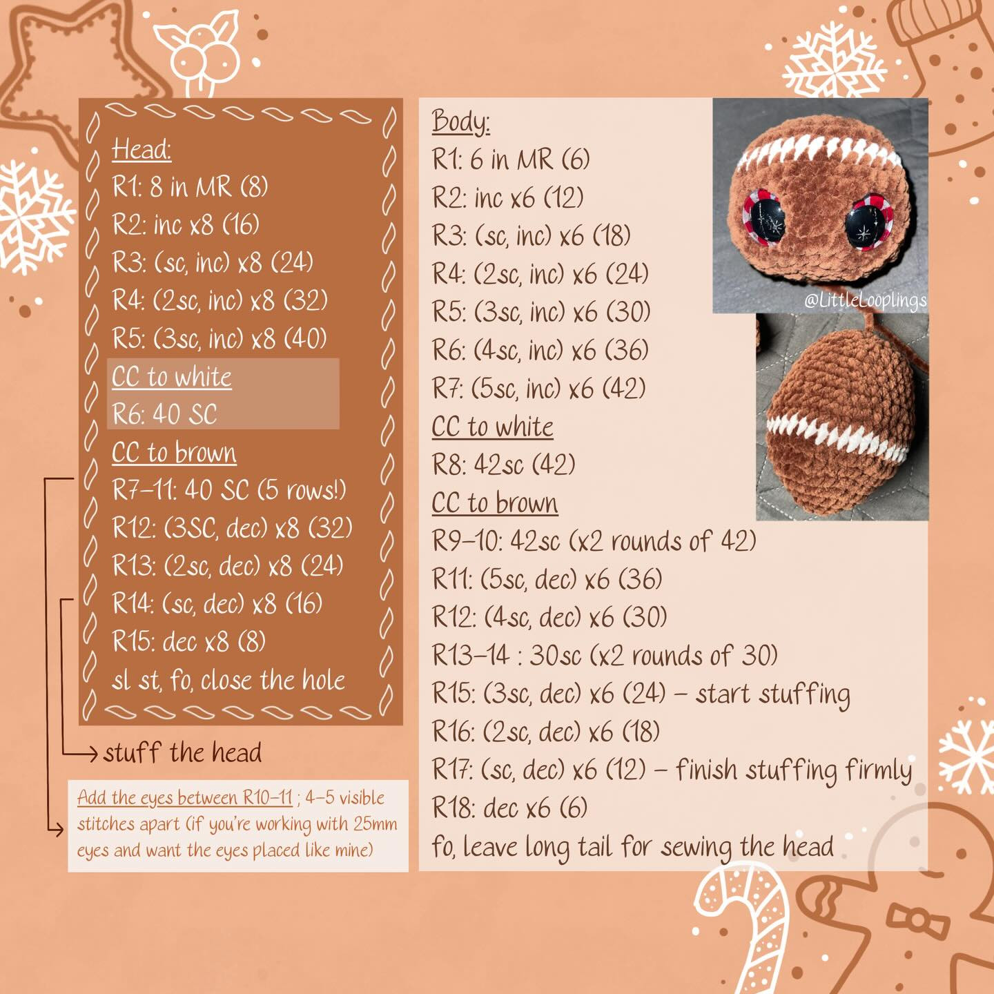 Crochet Your Own Batrick the Gingerbread Bat with Free Pattern