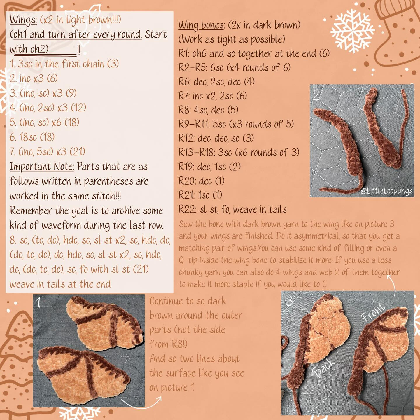 Crochet Your Own Batrick the Gingerbread Bat with Free Pattern