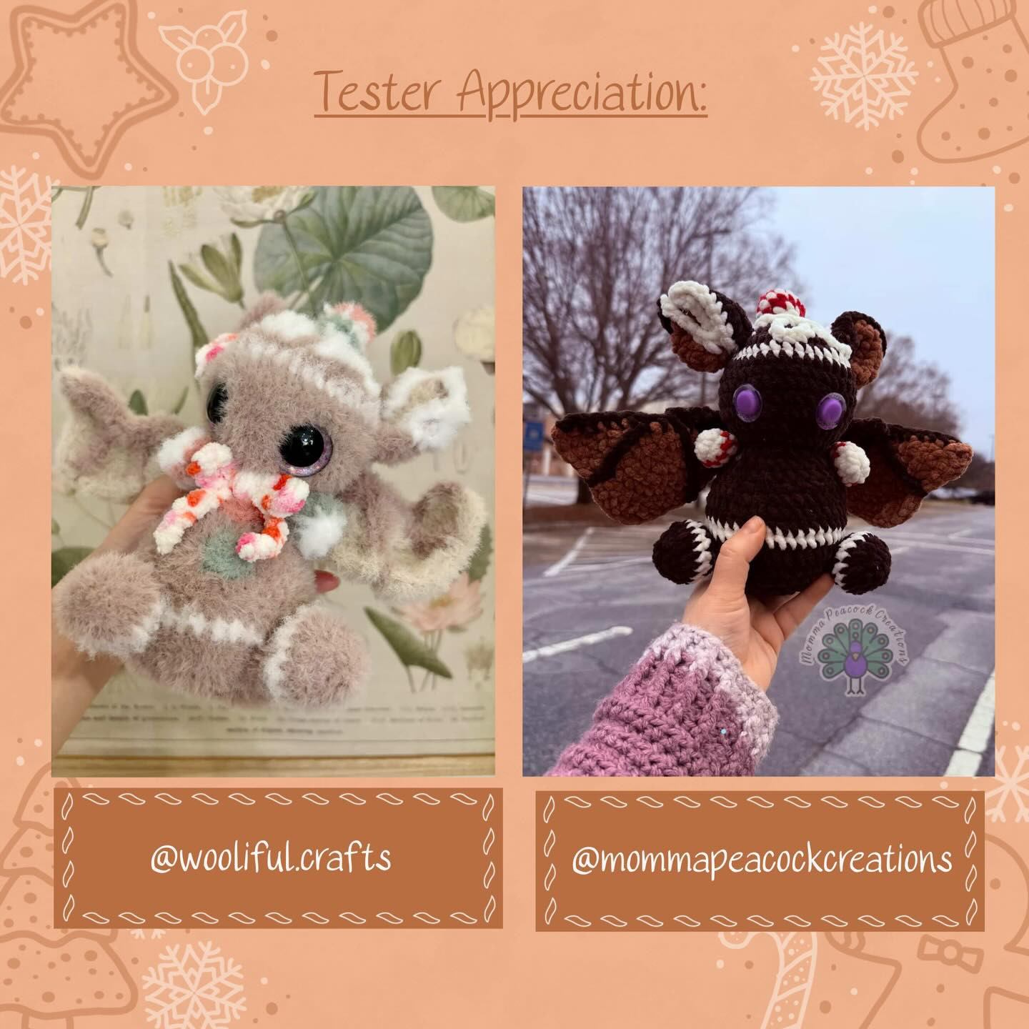 Crochet Your Own Batrick the Gingerbread Bat with Free Pattern