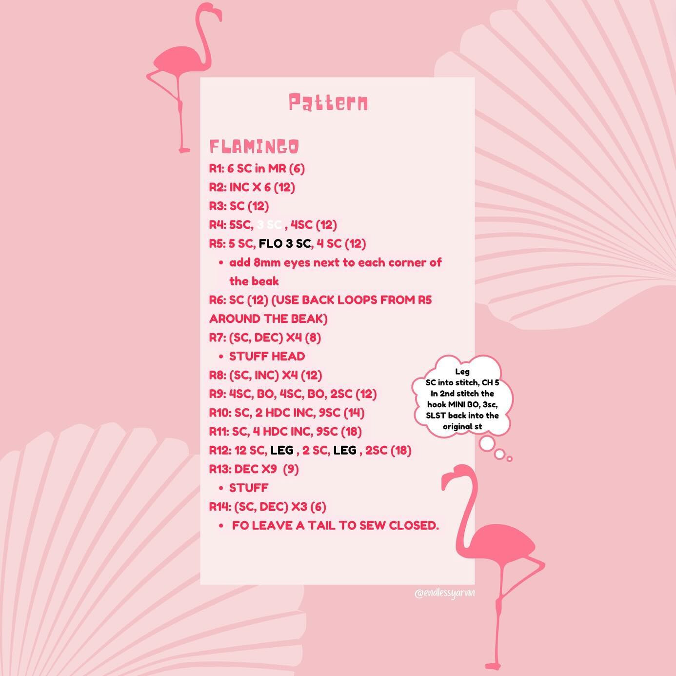 Crochet Your Own Flora the Swingin Flamingo with This Free Pattern