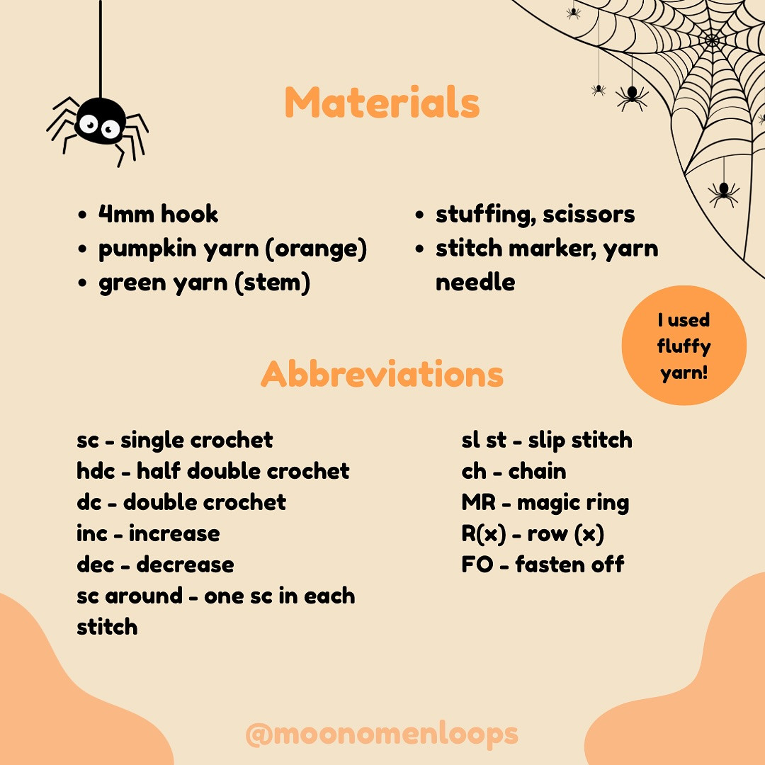 Crochet Your Own Plush Pumpkin Keychain with Free Pattern