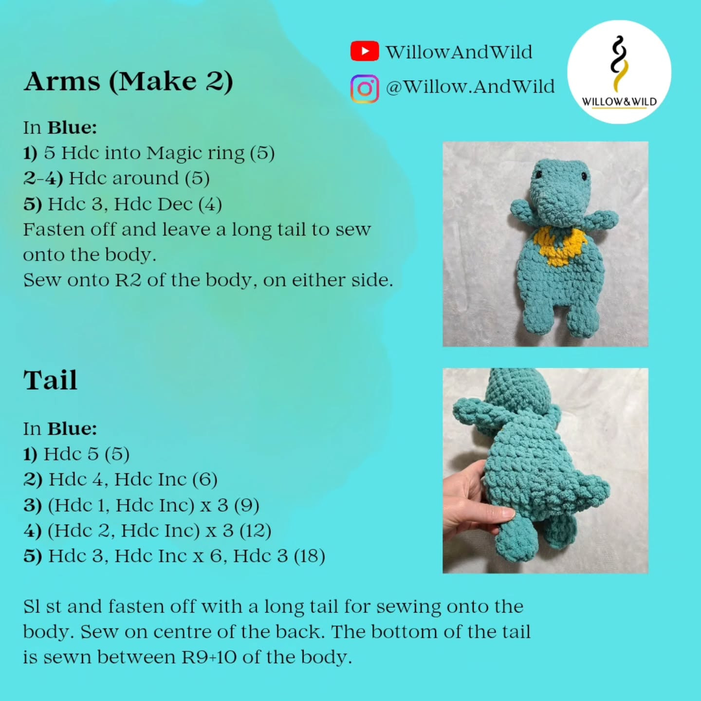 Crochet Your Own Toto the Water Crocodile with This Free Pattern