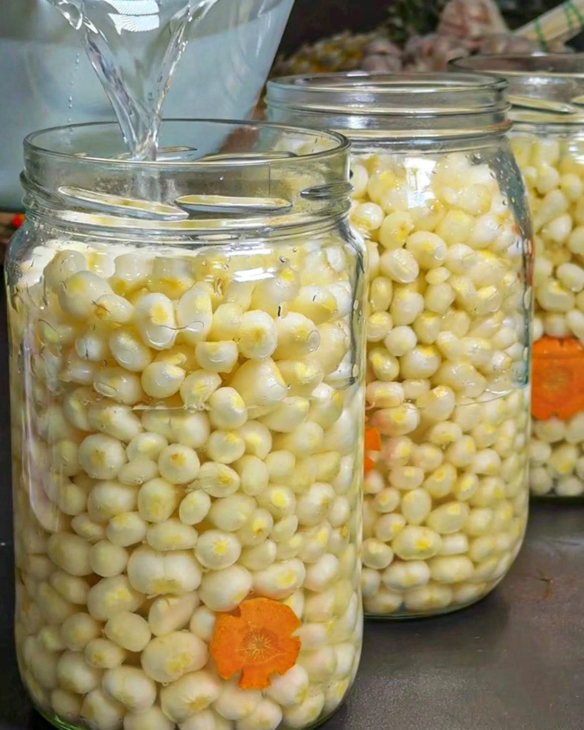 Củ Kiệu Ngâm Chua Ngọt Trắng Giòn Dễ Làm Không Cần Tron Bếp