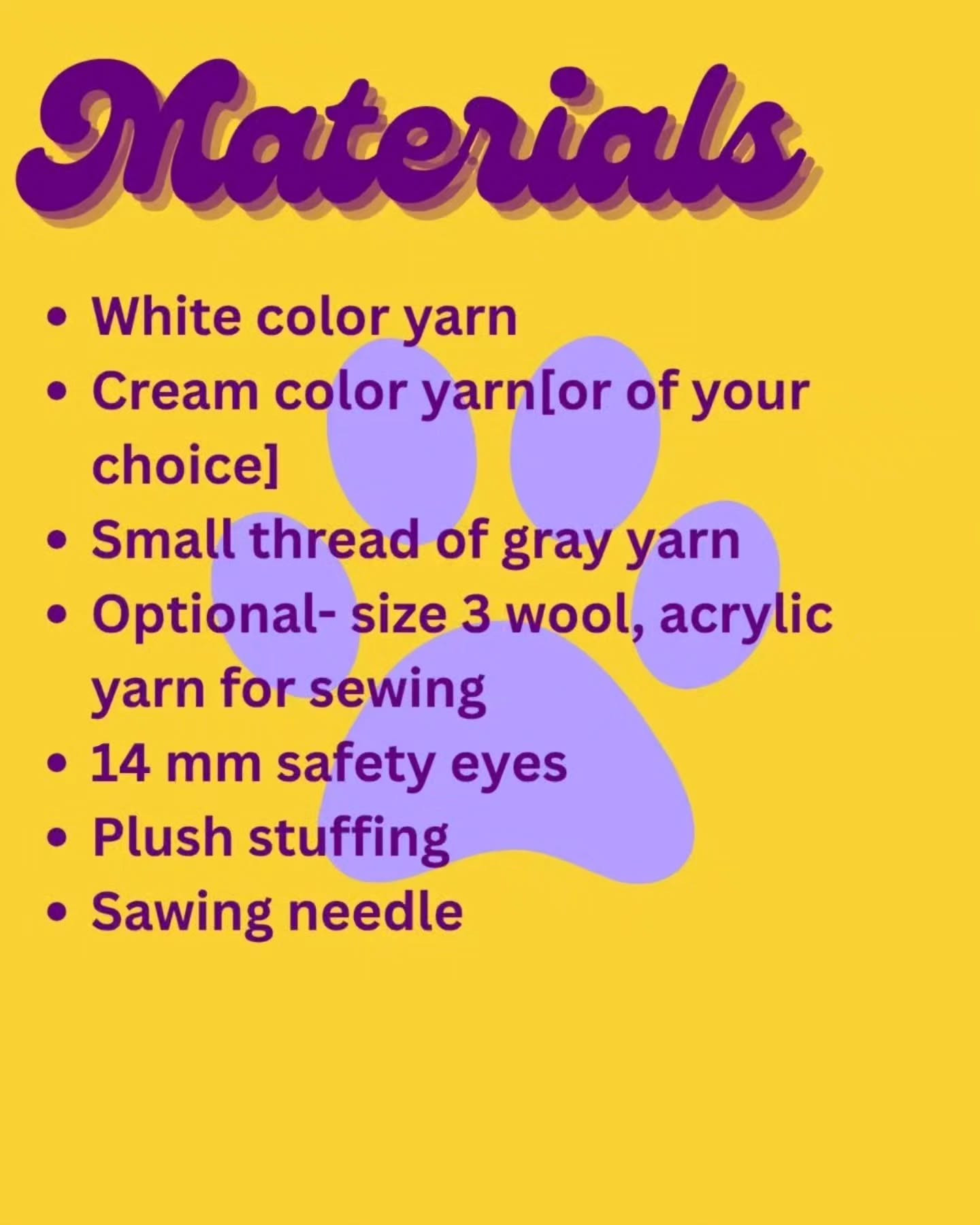 Cute Amigurumi Cat Free Crochet Pattern for Beginners