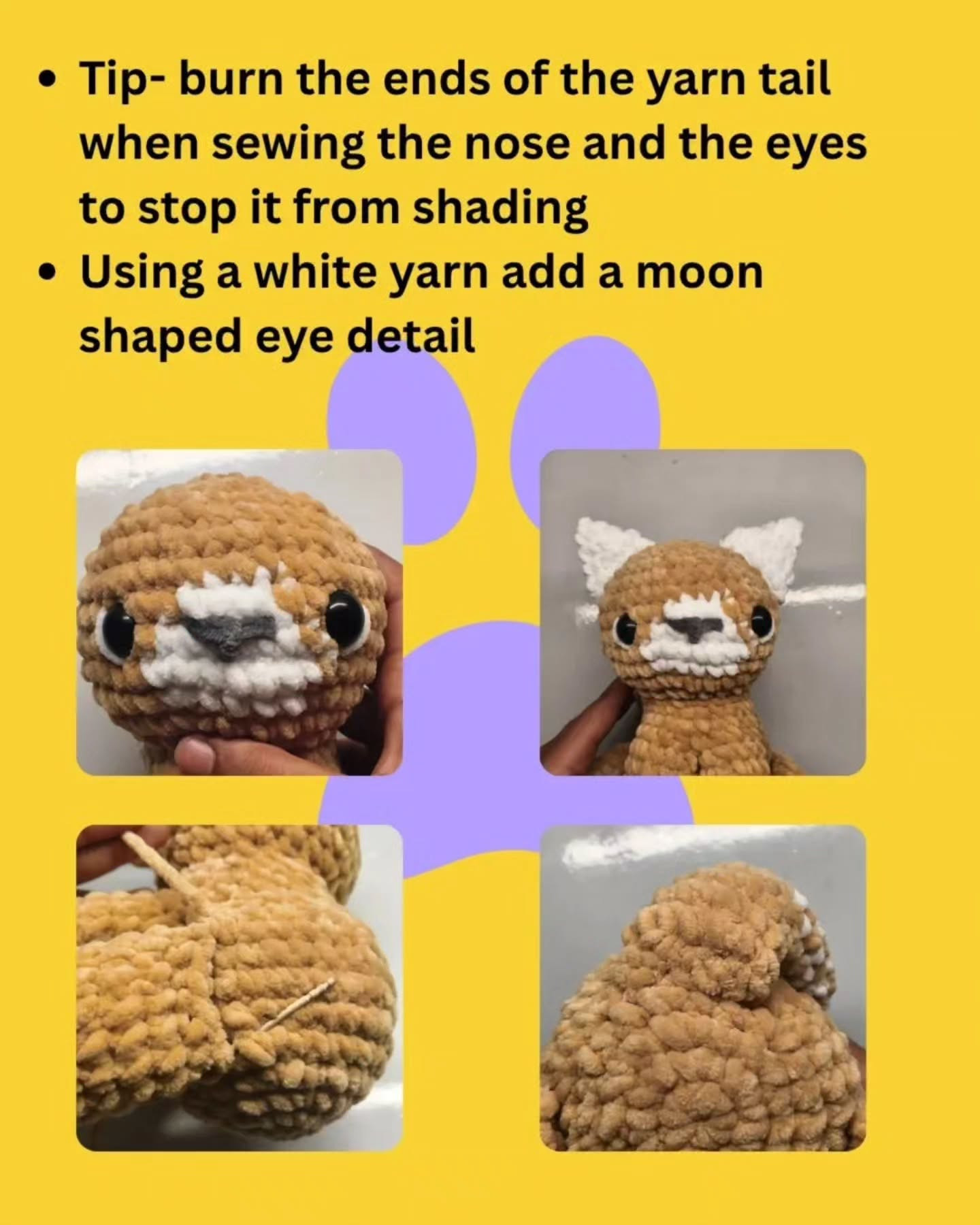 Cute Amigurumi Cat Free Crochet Pattern for Beginners