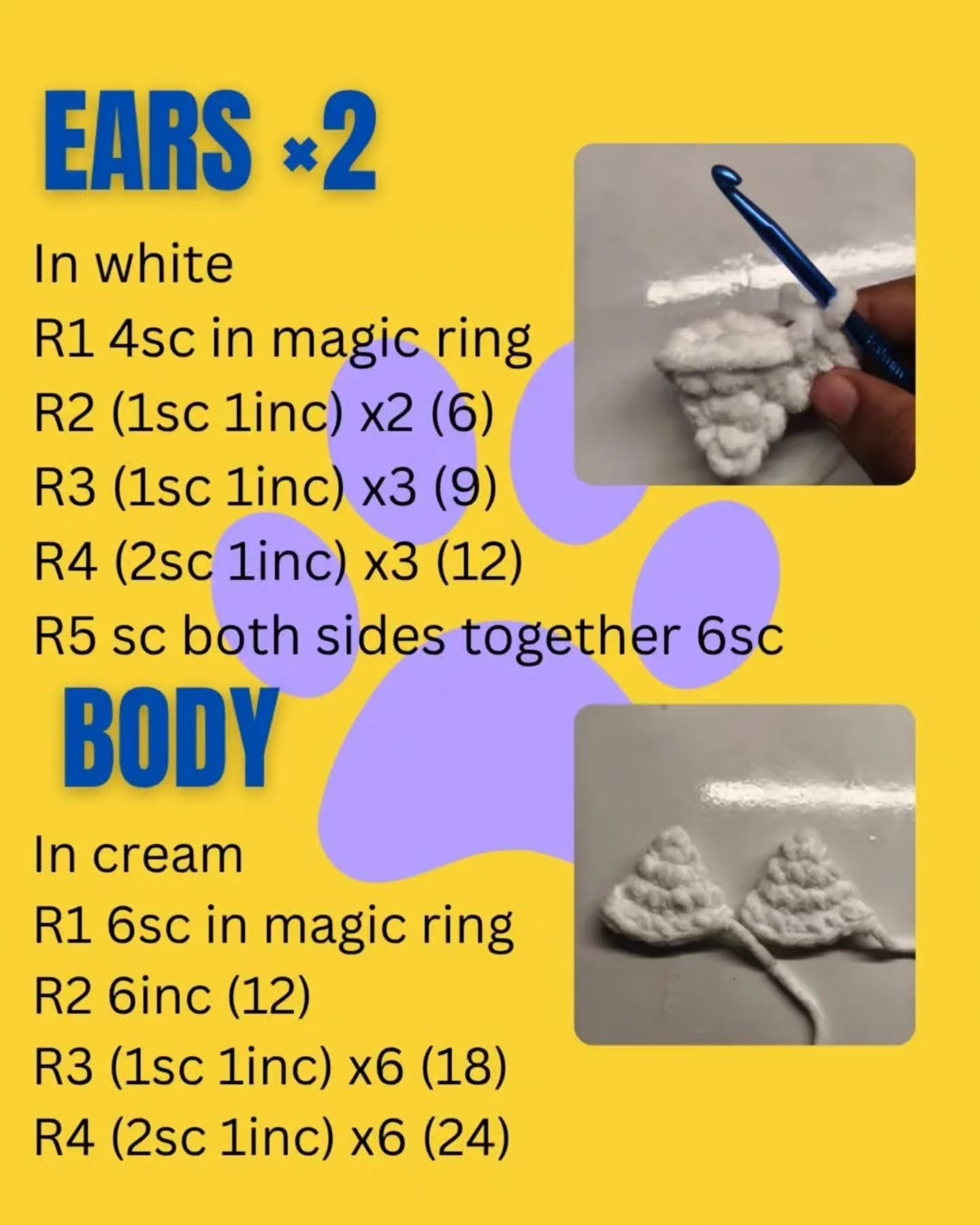 Cute Amigurumi Cat Free Crochet Pattern for Beginners