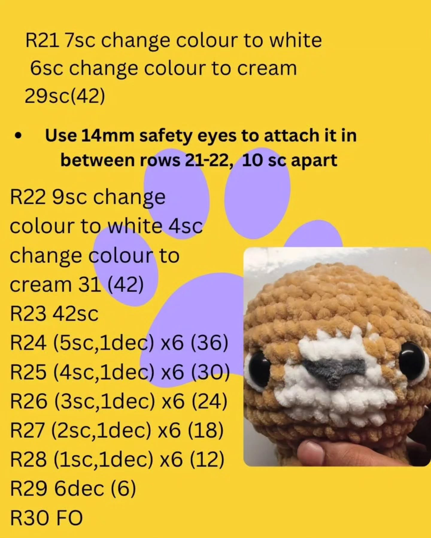 Cute Amigurumi Cat Free Crochet Pattern for Beginners