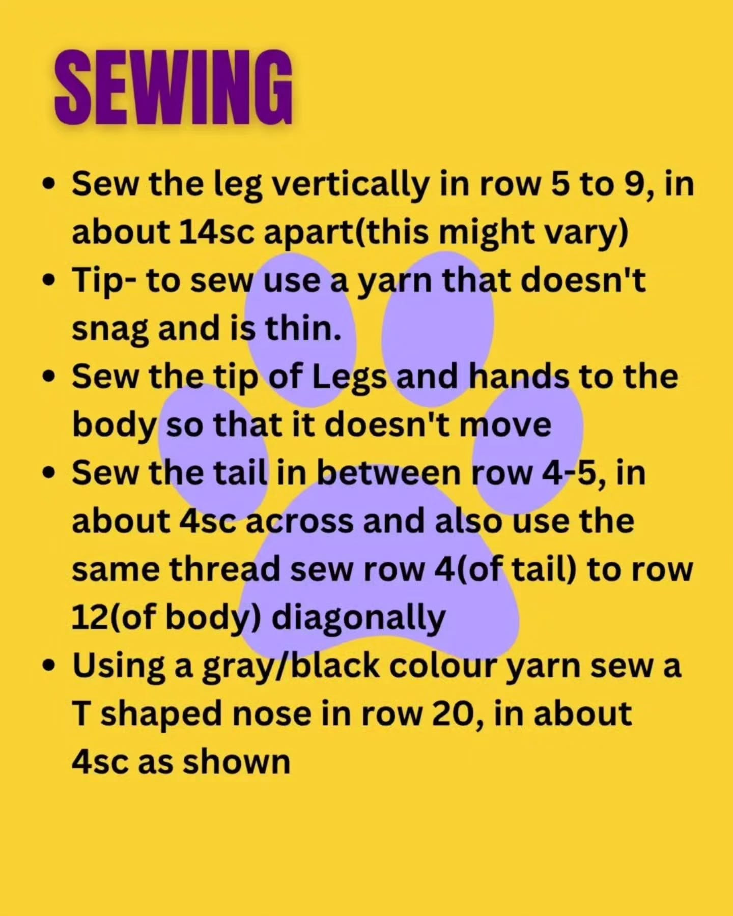 Cute Amigurumi Cat Free Crochet Pattern for Beginners