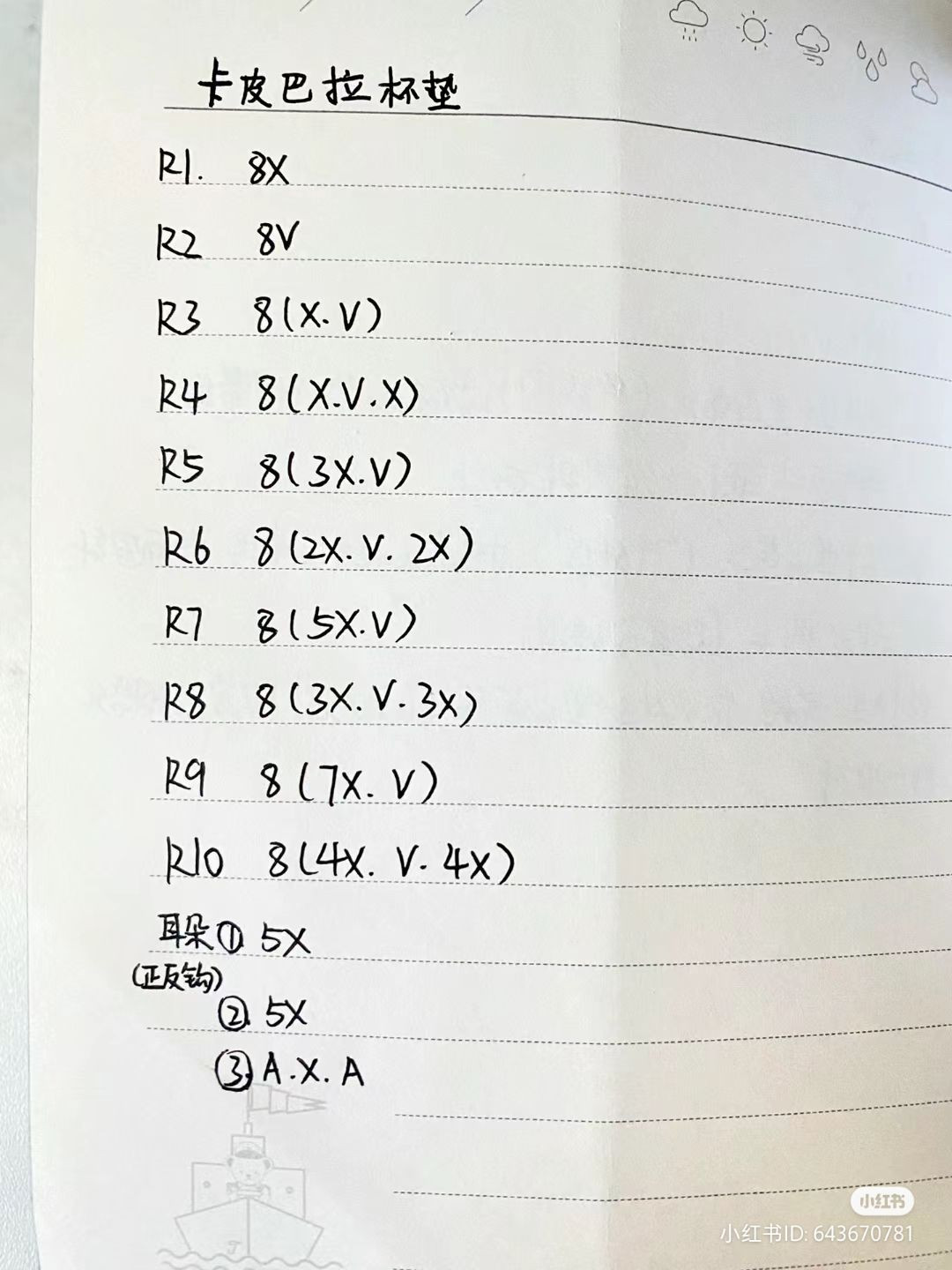 Cute Bear Face Crochet Coasters for Home Decor and Gifts