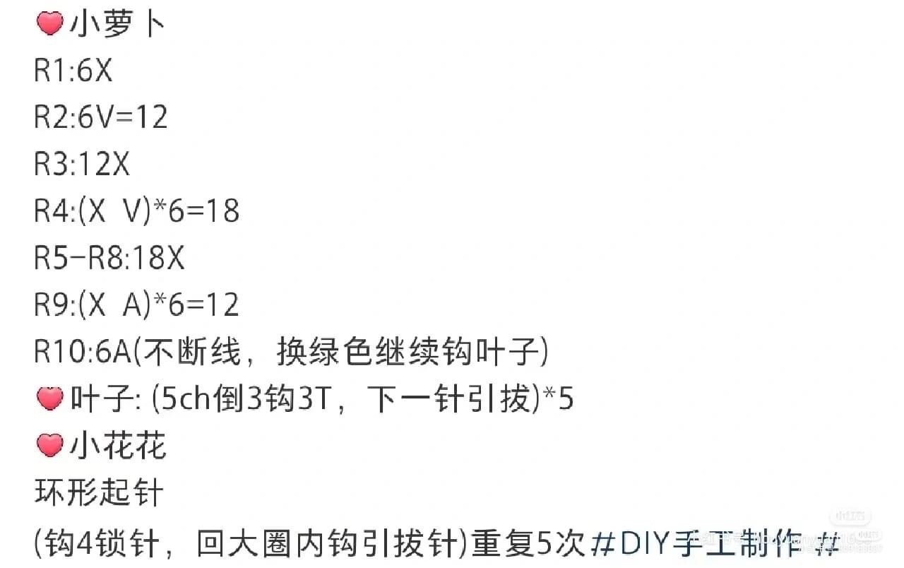 Cute Bunny Crochet Keychains with Fruit Charms Pattern