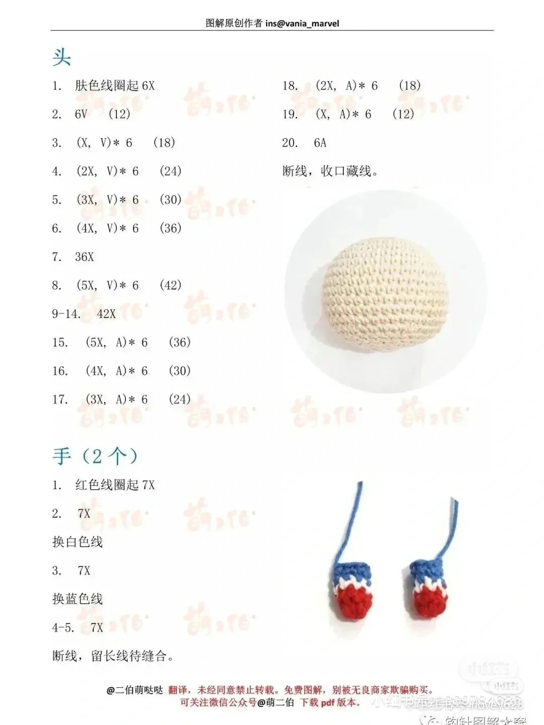 Cute Captain America Crochet Doll with Red Bunnies and Santa Background