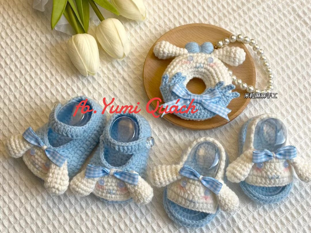 Cute Crochet Baby Booties and Teether Set for Beginners