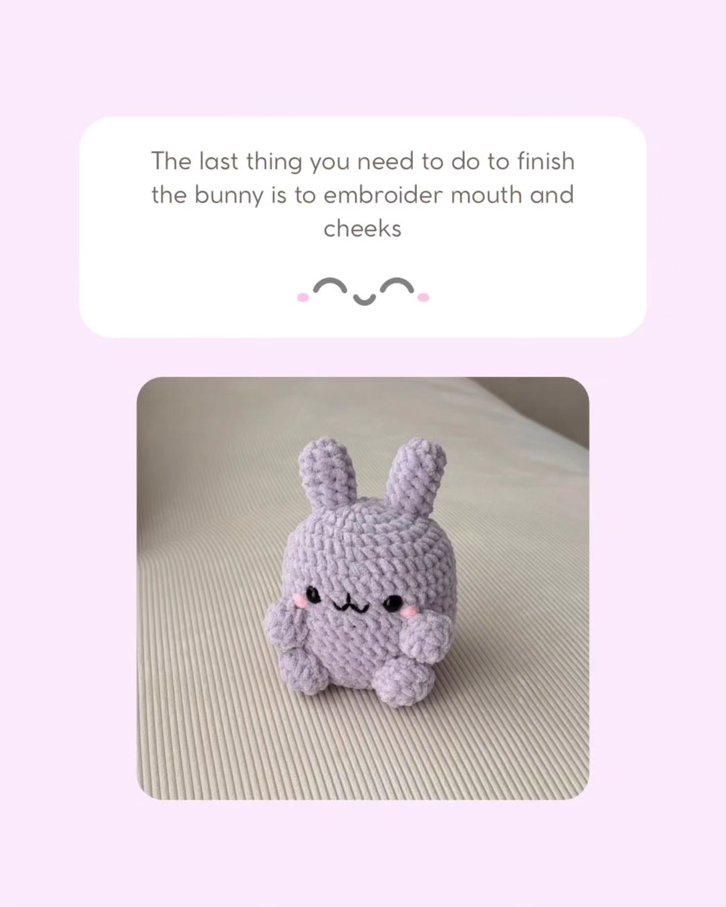 Cute Crochet Bunny and Chick Amigurumi Free Pattern