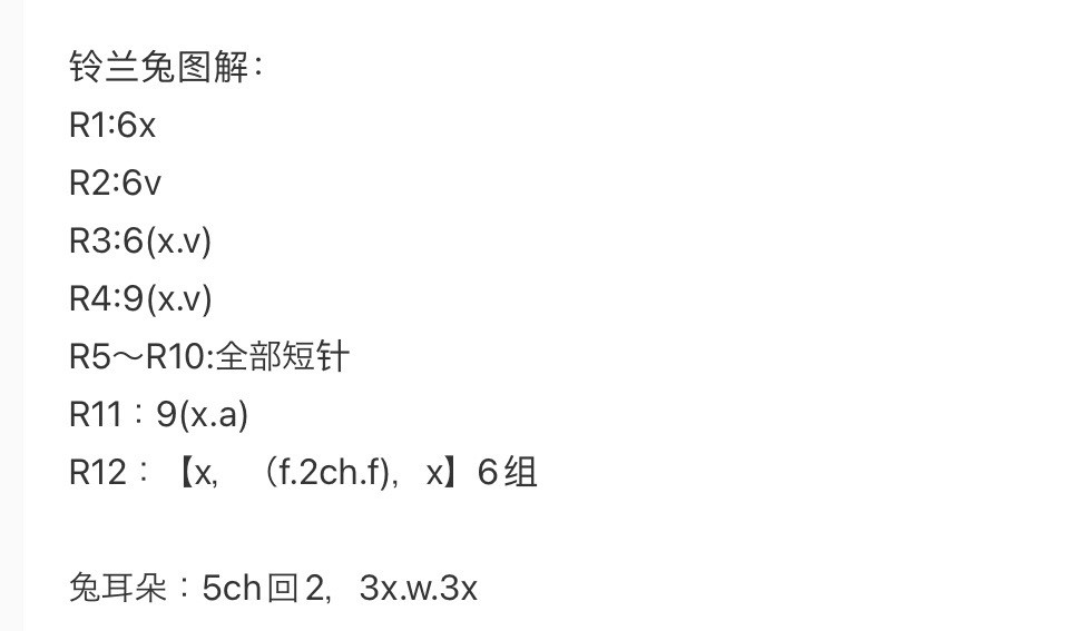 Cute Crochet Bunny Charms Hanging on Green String