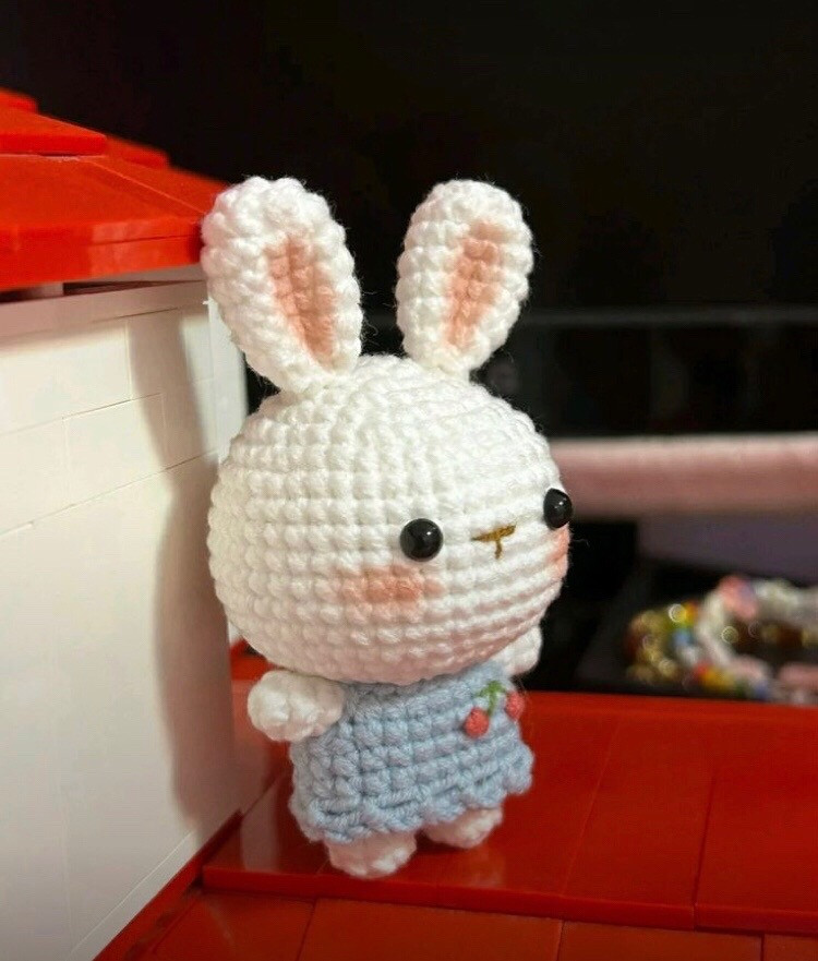 Cute Crochet Bunny in a Dress Amigurumi Pattern