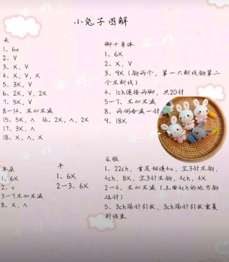 Cute Crochet Bunny in a Dress Amigurumi Pattern