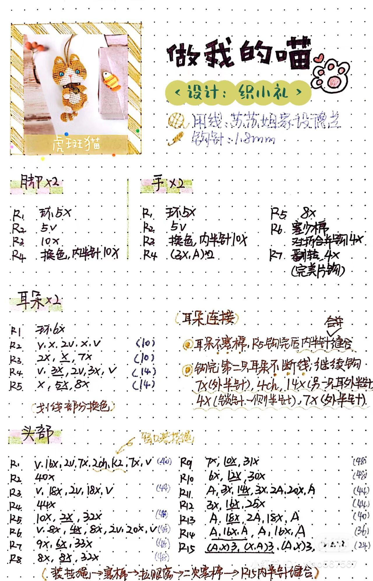 Cute Crochet Cat Keychains for Cat Lovers Everywhere