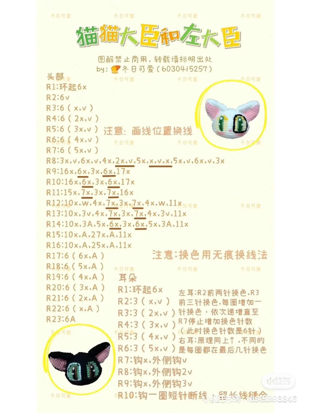 Cute Crochet Cat Plushie Pattern for Beginners