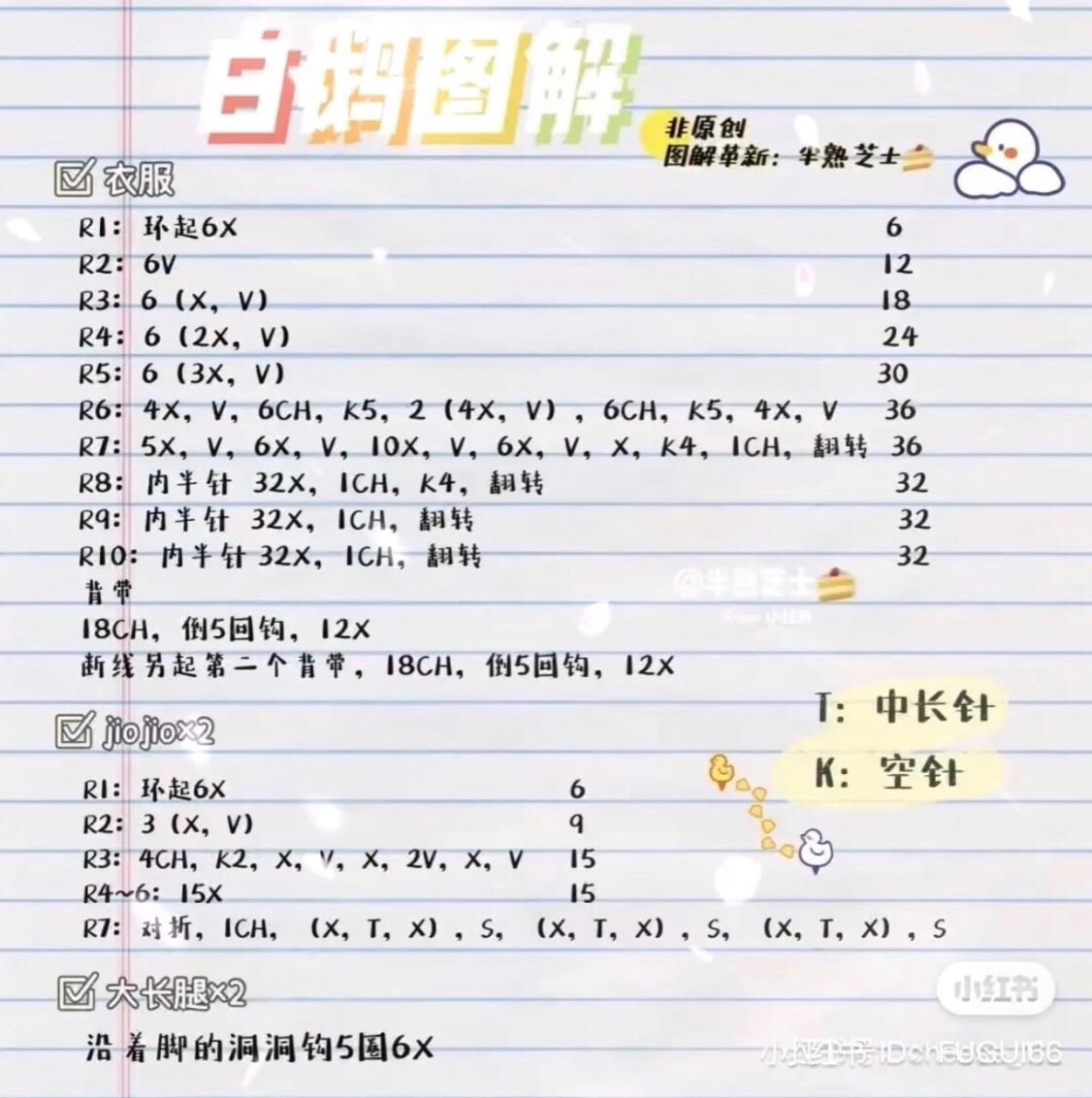 Cute Crochet Ducklings in Colorful Hats and Outfits