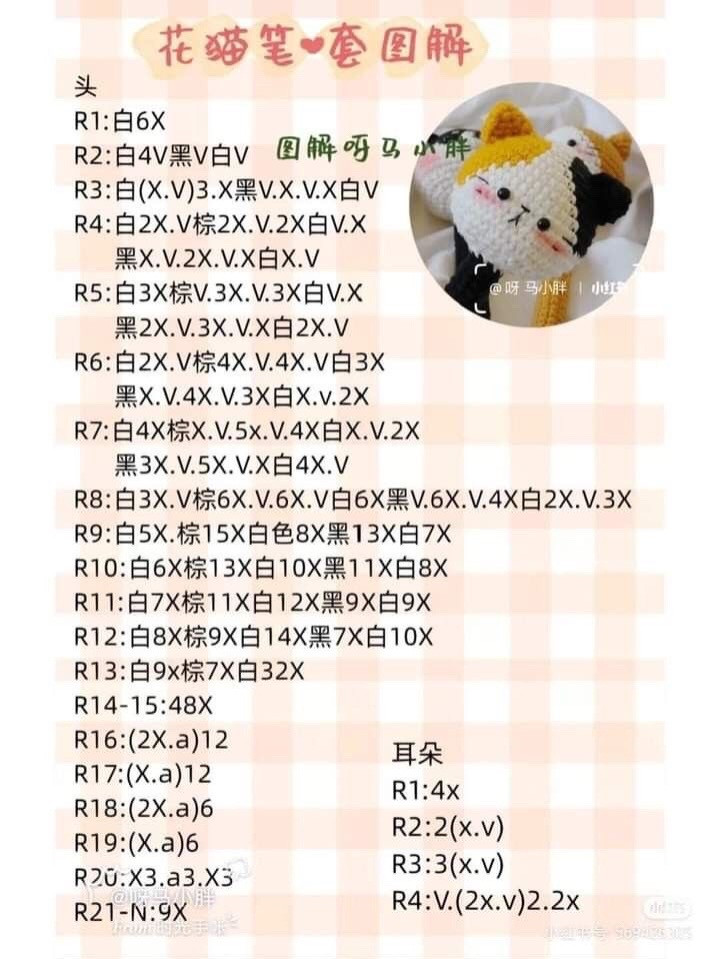 Cute Crochet Ice Cream Cone with Bear Face and Cherry Top