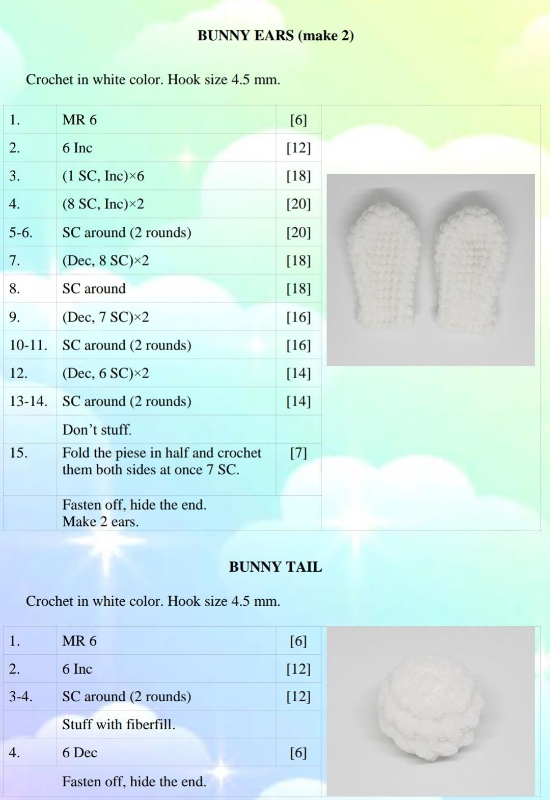 Cute Heart-Shaped Crochet Cat Plush Pattern