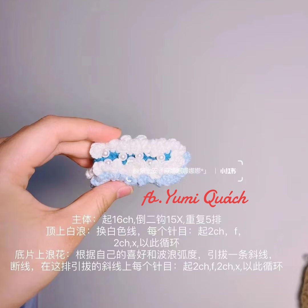 Cute Ocean-Themed Crochet Hair Clips for Kids