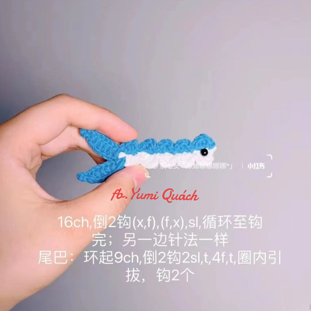 Cute Ocean-Themed Crochet Hair Clips for Kids