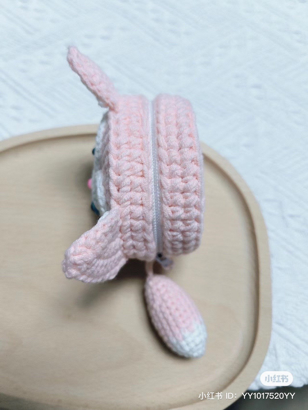 Cute Pink Cat Crochet Coin Purse Pattern Guide
